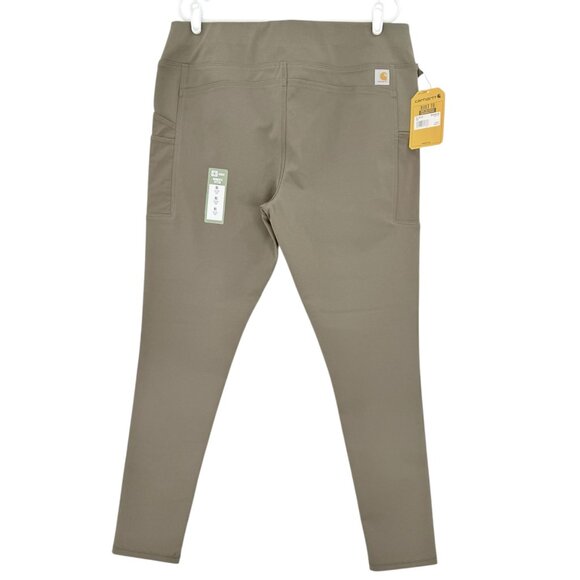 Carhartt Women Force Fitted Lightweight Olive Utility Legging Size XLT 16-18 NWT - Picture 2 of 11